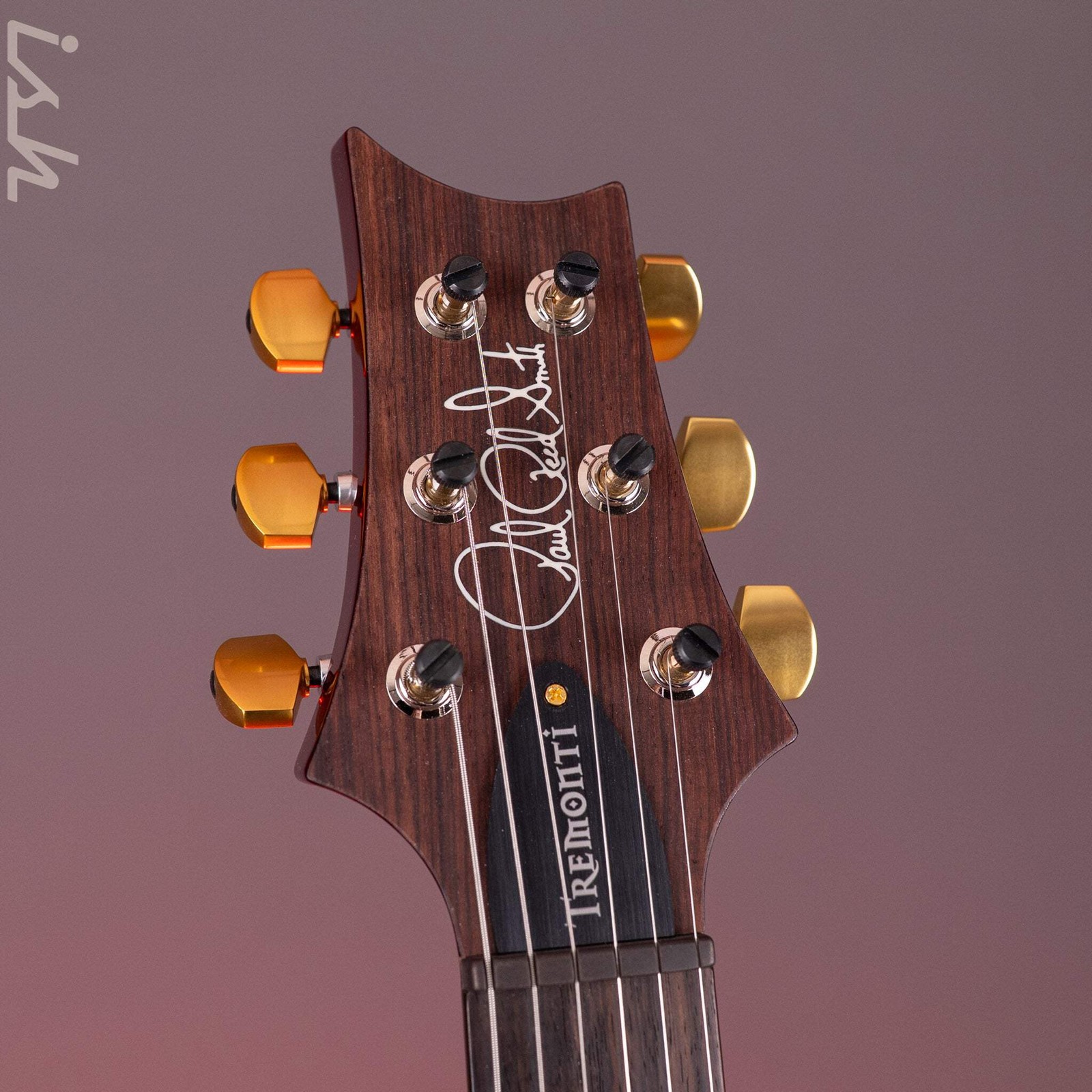 PRS Tremonti 10-Top Charcoal Purple Burst (Natural Binding)