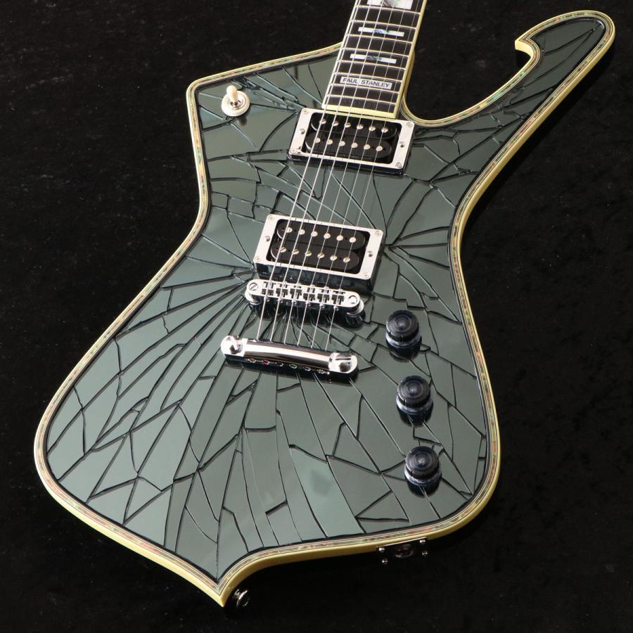 Ibanez PS3CM Black Paul Stanley Signature Cracked Mirror Top made in japan