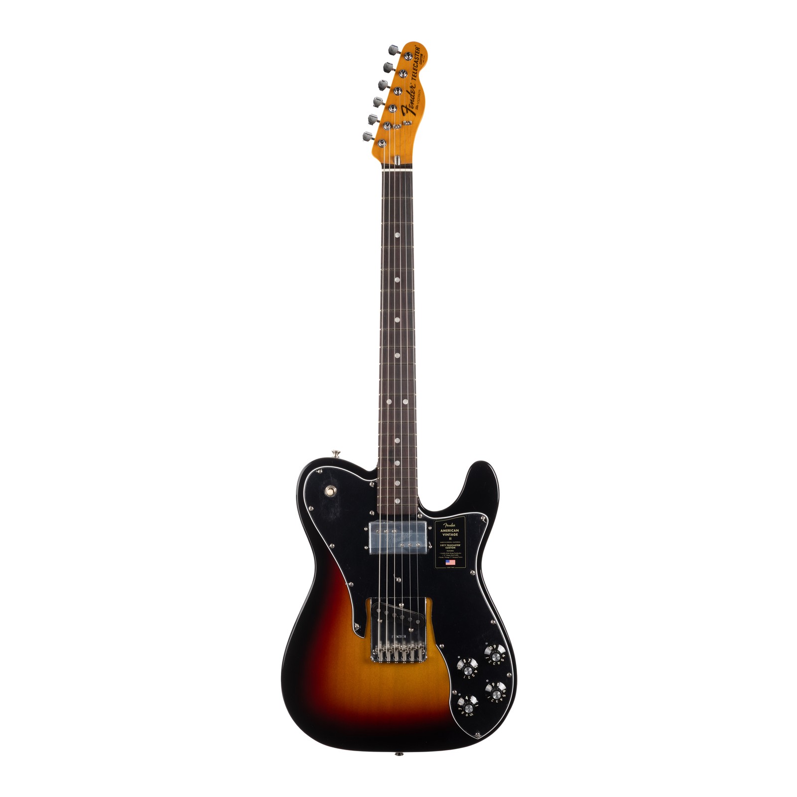 Fender American Vintage II 1977 Telecaster Custom Rosewood – 3-Color Sunburst
