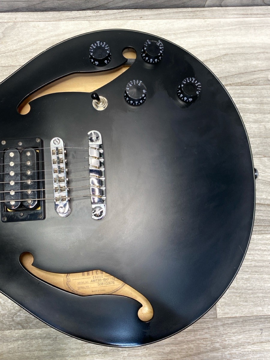 Ibanez Artcore AM73B Semi-Hollow Electric Guitar – Matte Black – Cle (A1D020643)