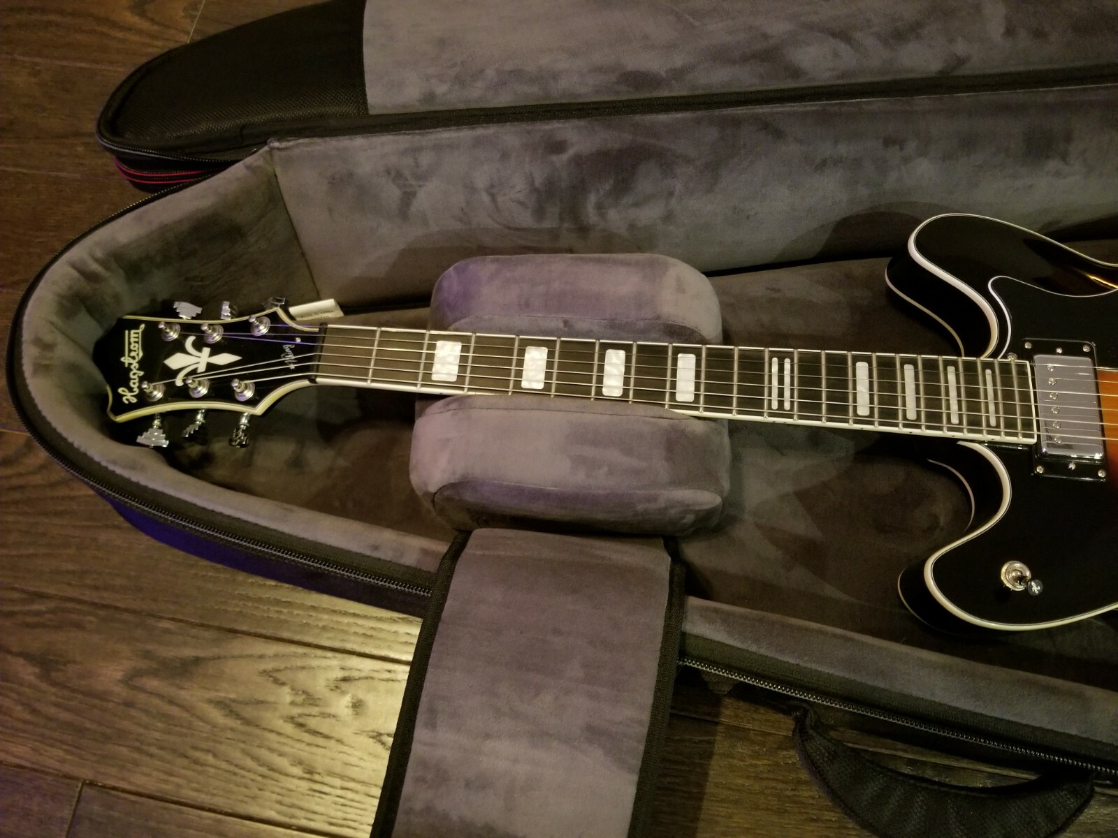 Hagstrom Viking Semi-Hollowbody Electric Guitar Tobacco Sunburst