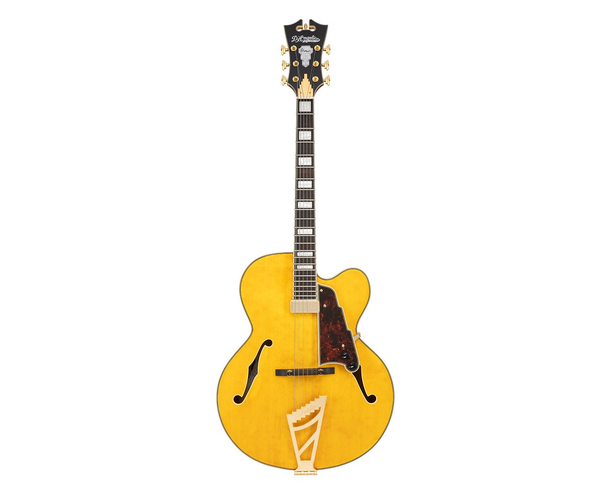 D’Angelico Premier EXL-1 Archtop Hollow Body Guitar Gloss Honey Blonde Open Box