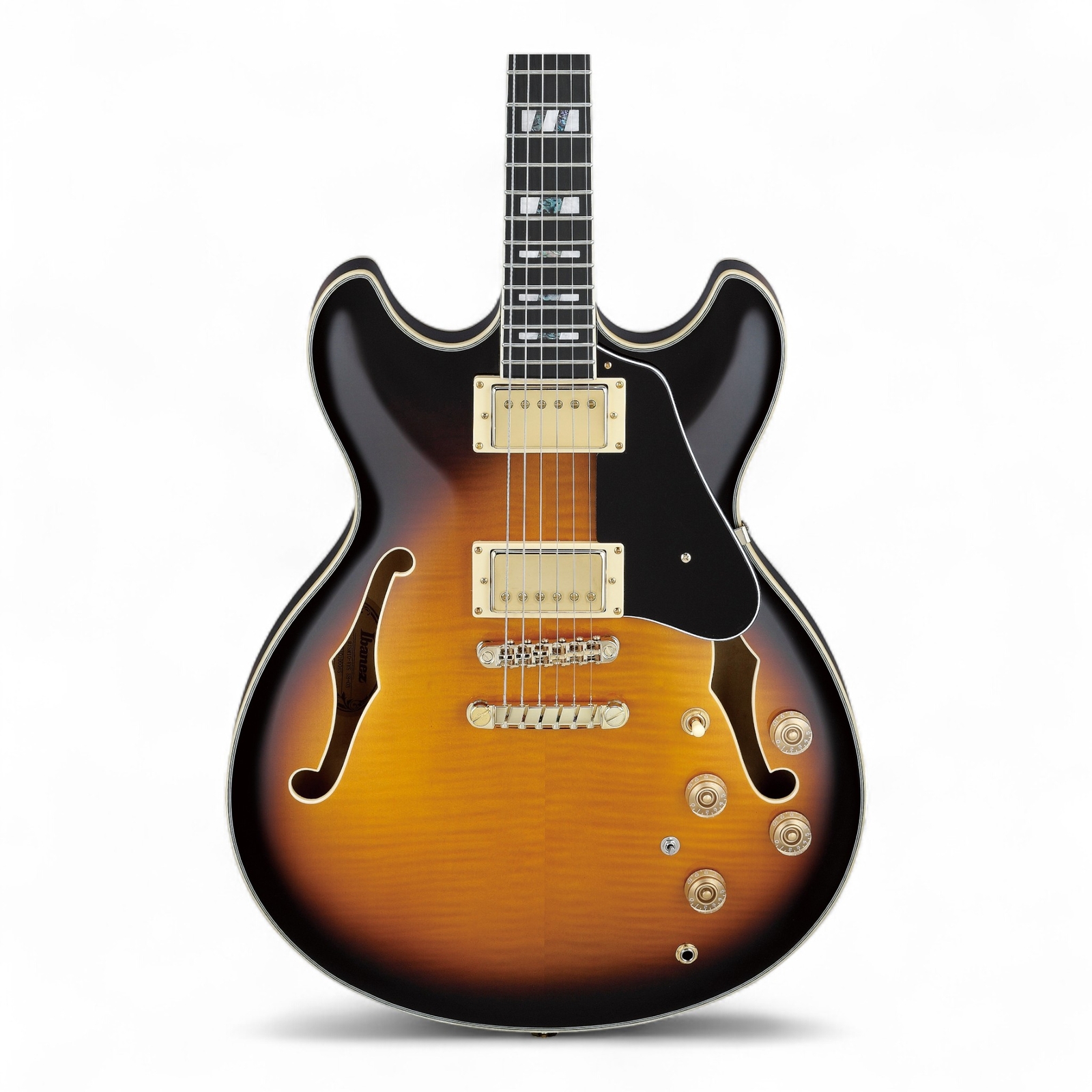 Ibanez JSM10 John Scofield Signature – Vintage Yellow Sunburst, Semi-hollow