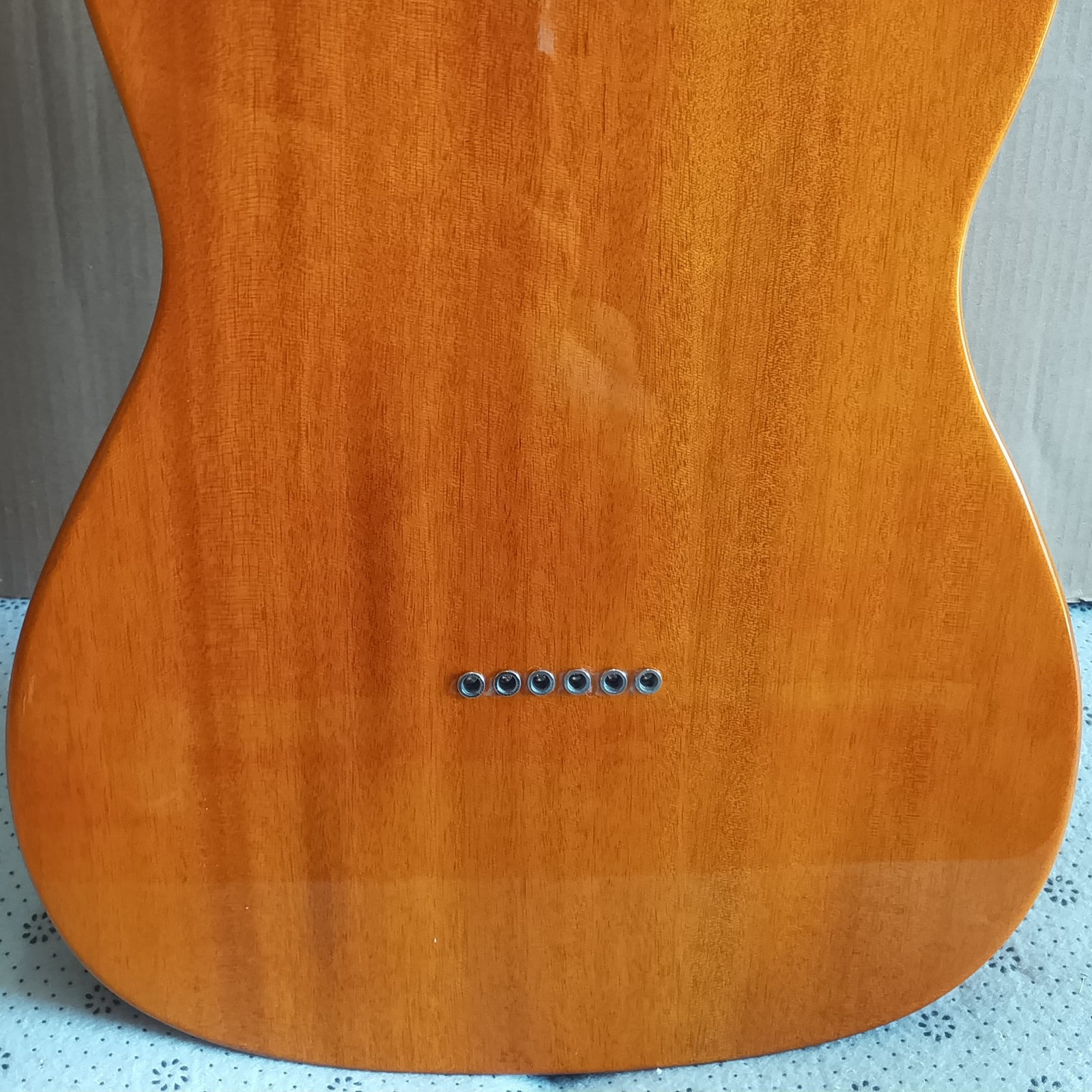 50s Standard TL Vintage Natural Electric Guitar SS Pickups Fixed Bridge Ship US