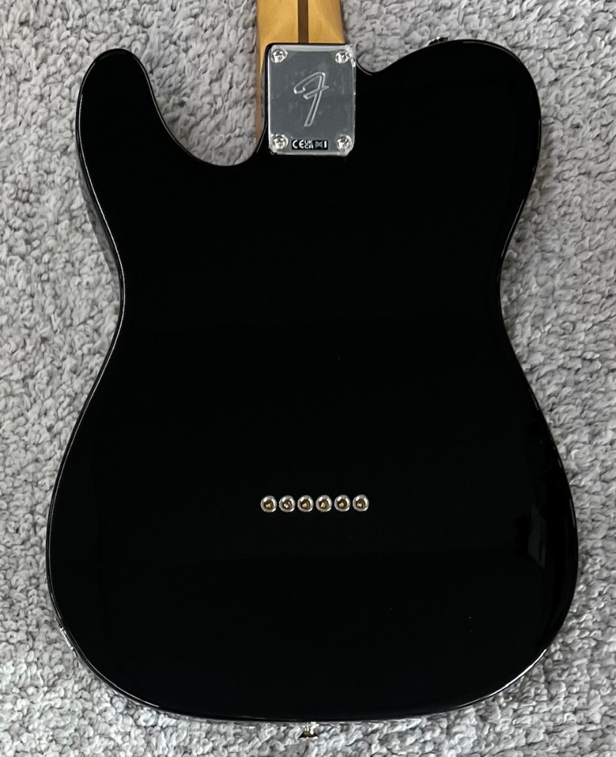 Fender Player II Telecaster Electric guitar, Maple Fingerboard, Black – MIM