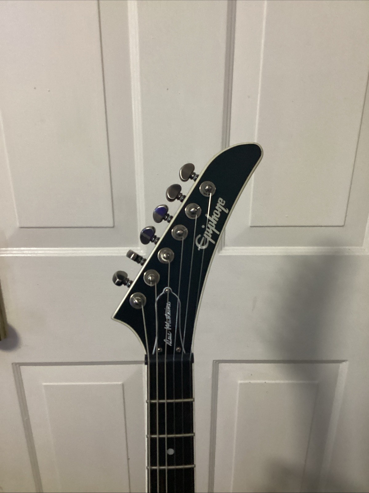 Epiphone Dave Mustaine Signature Flying V Prophecy Guitar, Aged Dark Red Burst