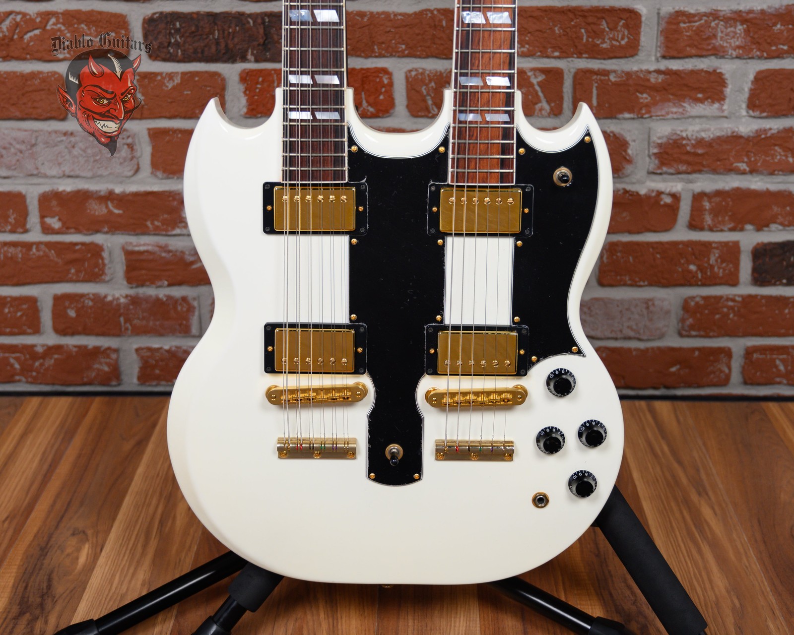 Gibson Custom Shop EDS-1275 Double Neck Alpine White 2008 w/OHSC