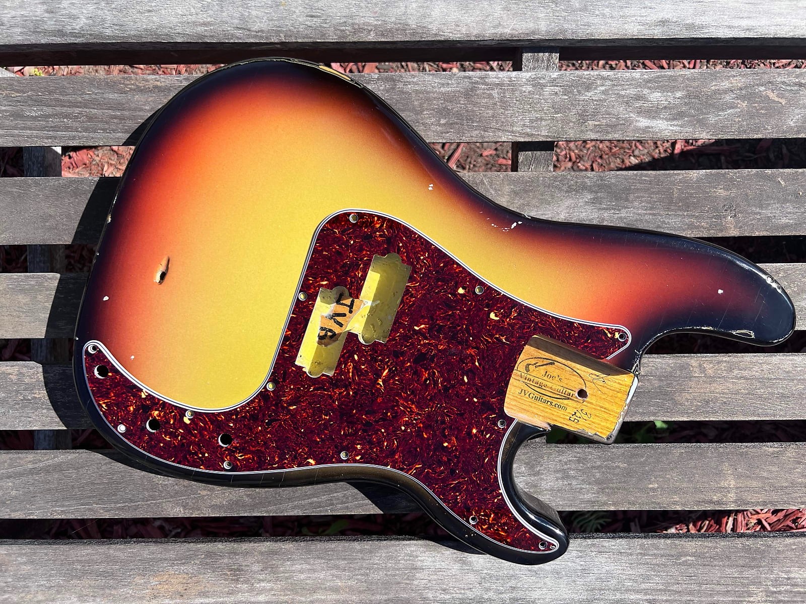 P bass Body NITRO RELIC 60s 3ToneAGED Sunburst LiteWt PLACE ORDER JVGuitars