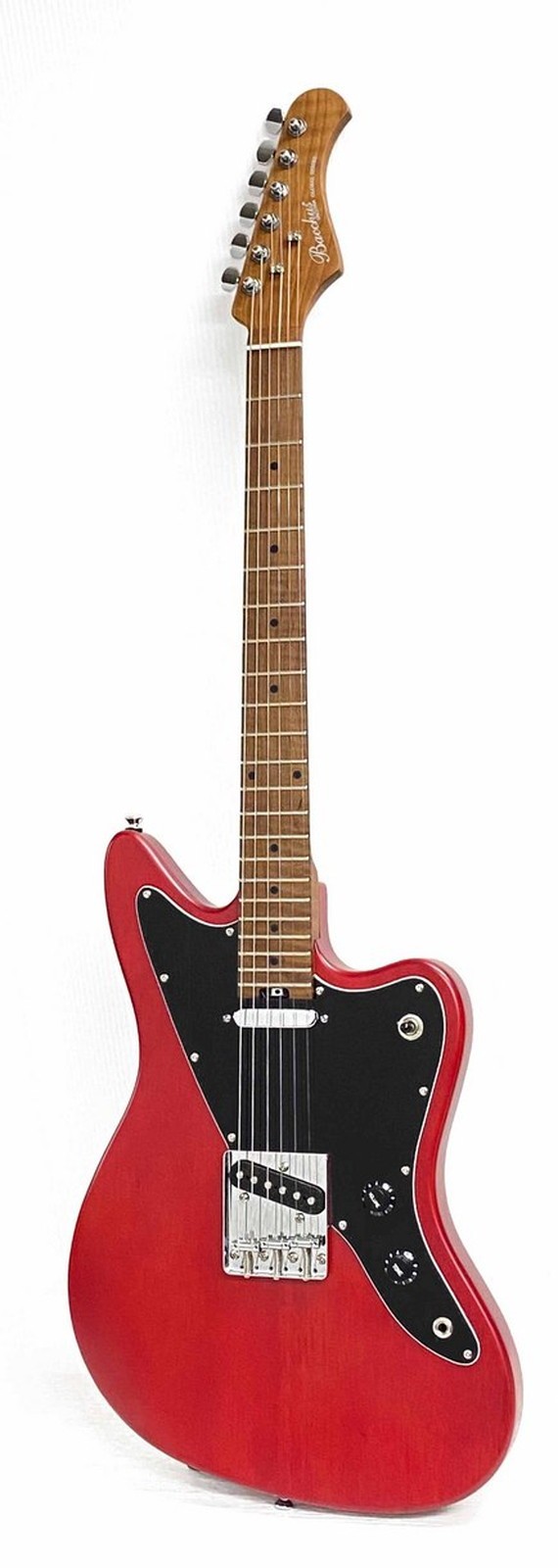 Bacchus WINDY-BREAKER/RSM RED-S Used Nyatoh Body Red Satin w/Soft Case