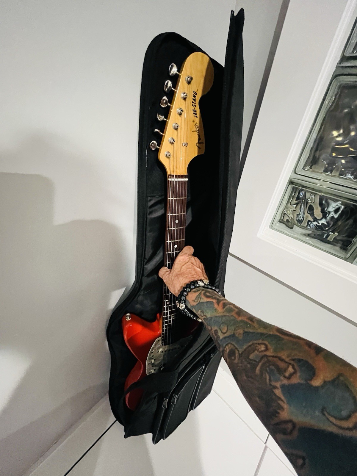 1997 Fender Jag-Stang Kurt Cobain MIJ Vintage Electric Guitar w/ Soft Case