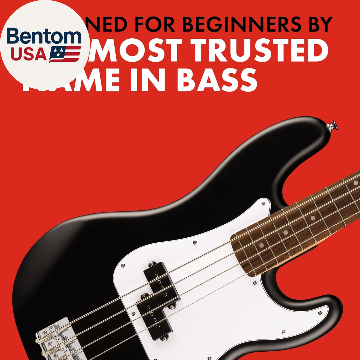 Squier Debut Series Precision Bass Guitar, Beginner Guitar, with 2-Year Warranty