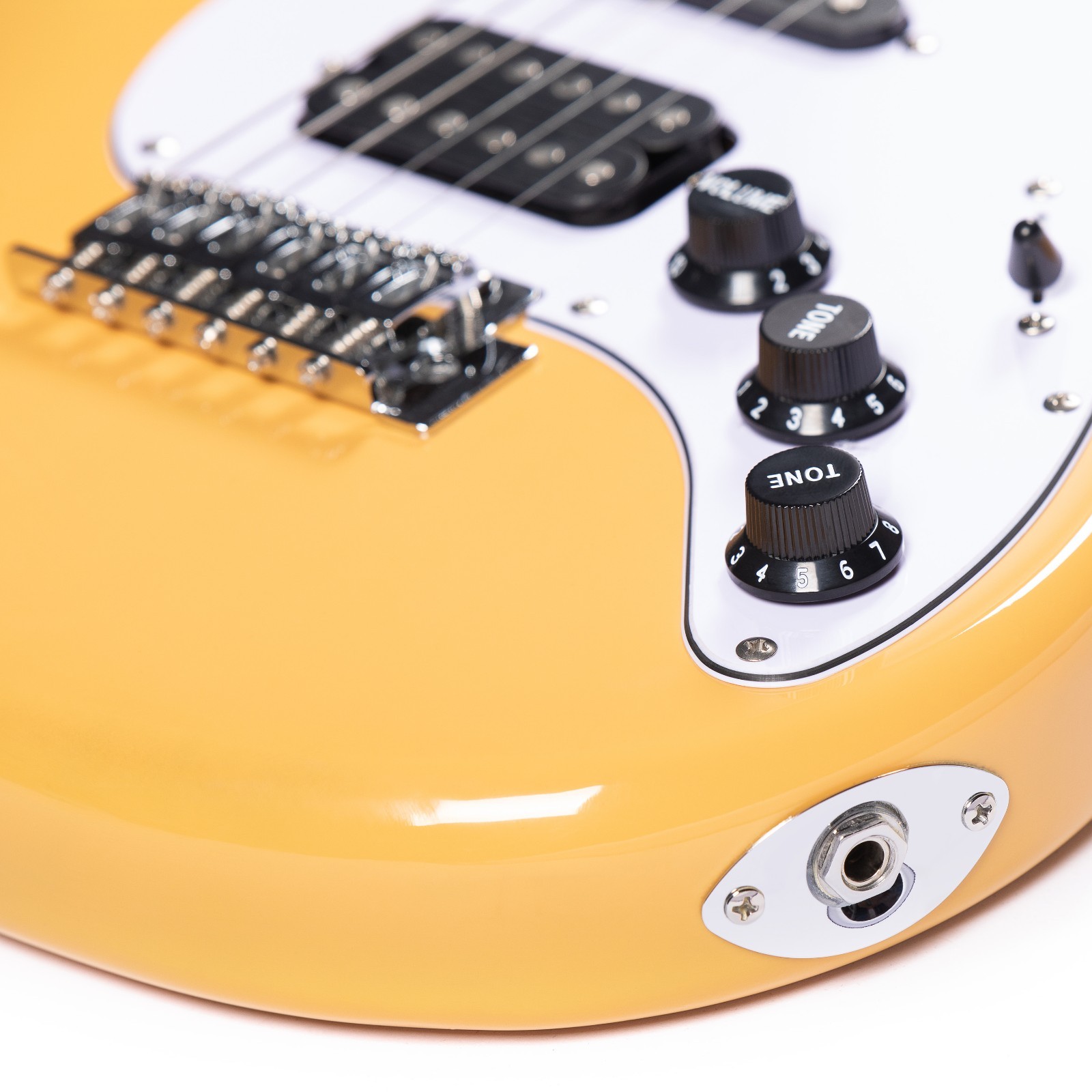 Grote Electric Solid Body Guitar Modern-GST For Beginners (Vintage blonde)