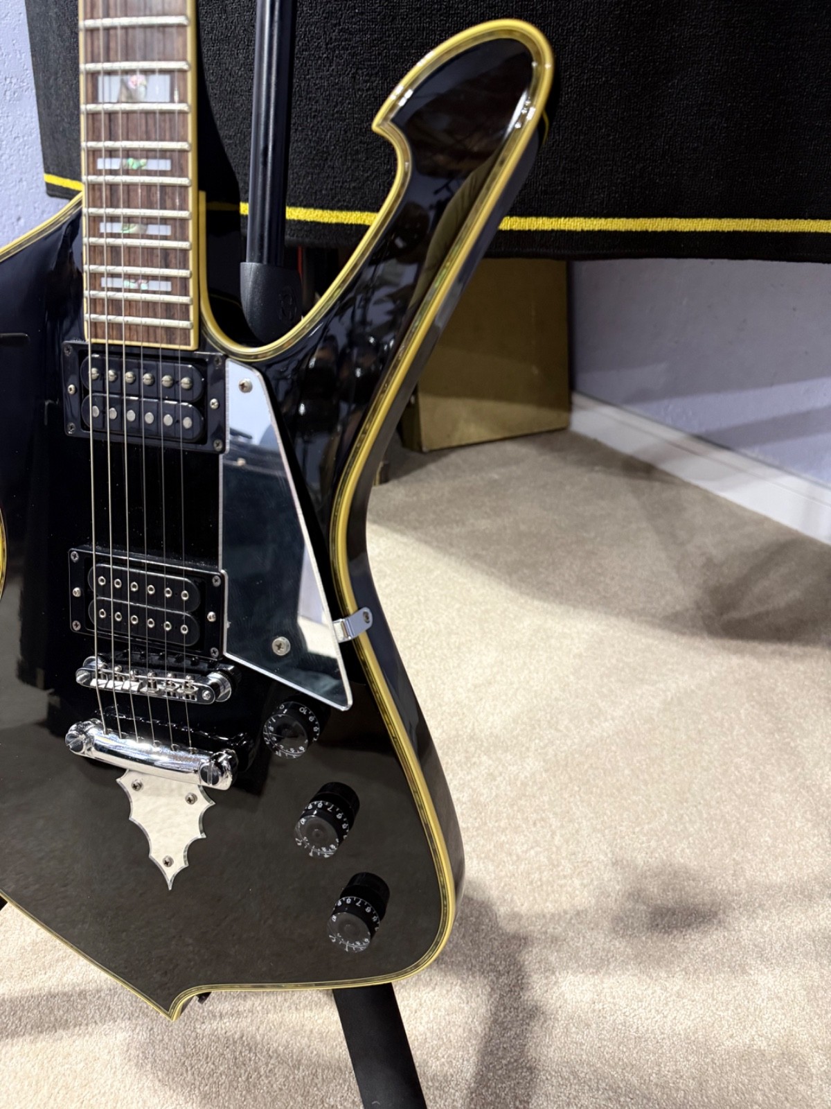 Ibanez PS10 Paul Stanley Signature Electric Guitar Black