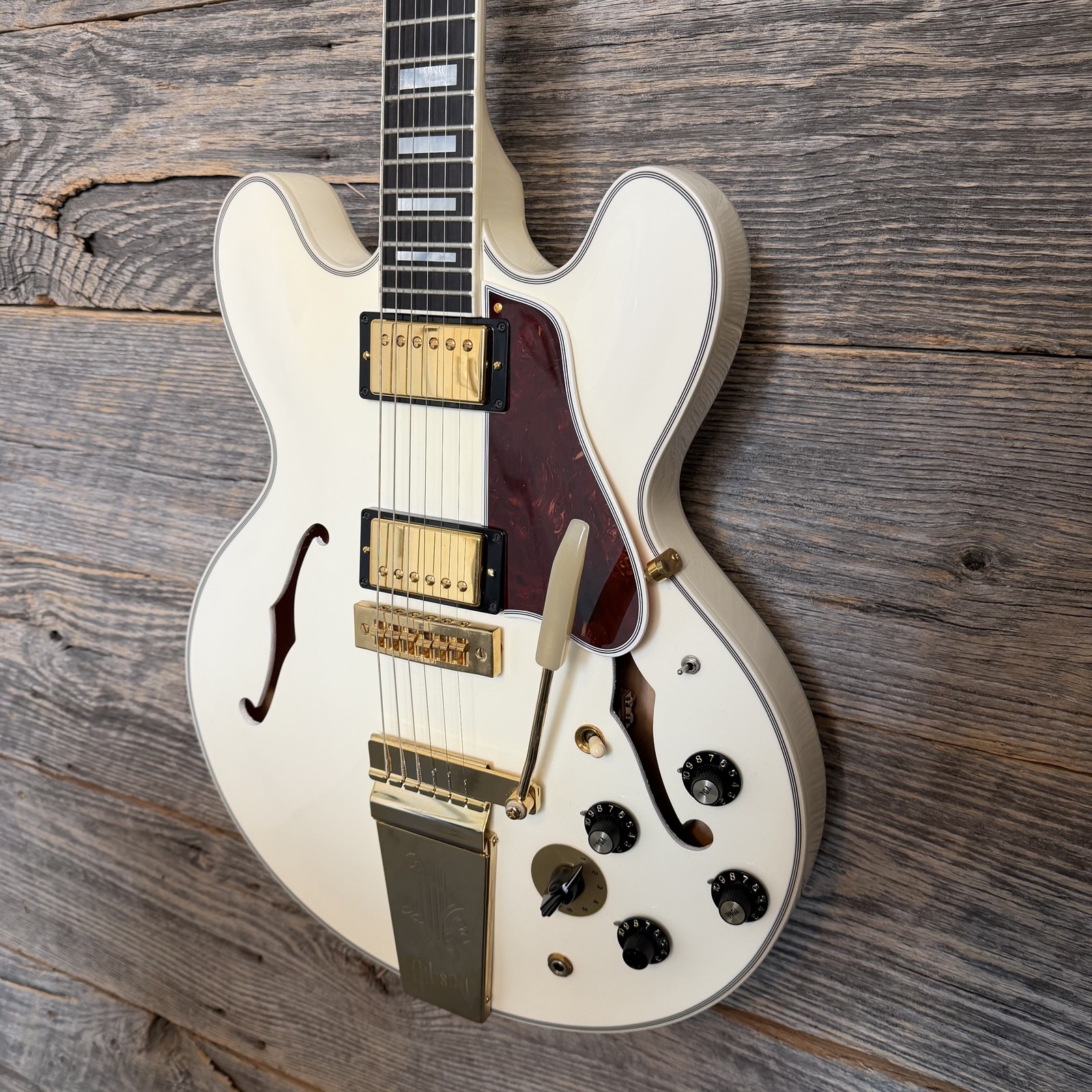 Used Gibson Custom Shop Alex Lifeson “Inspired By” ES-355 2008 – Alpine White