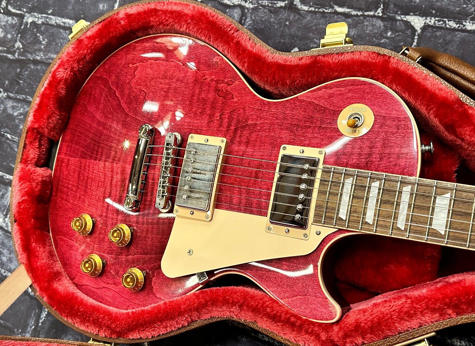 Gibson Les Paul Standard ’50s Figured Top Fuchsia Open Unplayed 9lbs1oz #277