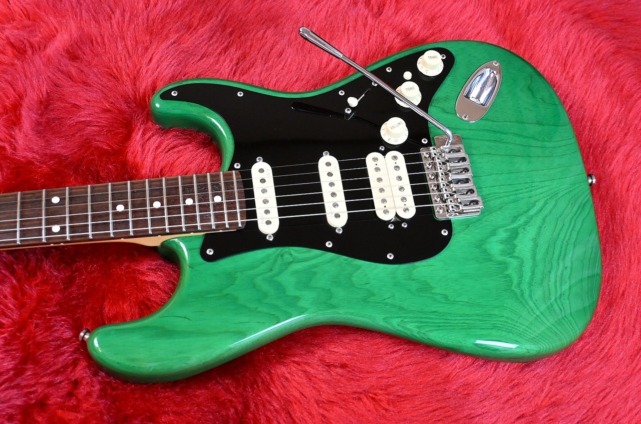 Fender Japan ST62 ASH MH SSH Mod. / Translucent Green (no260621)