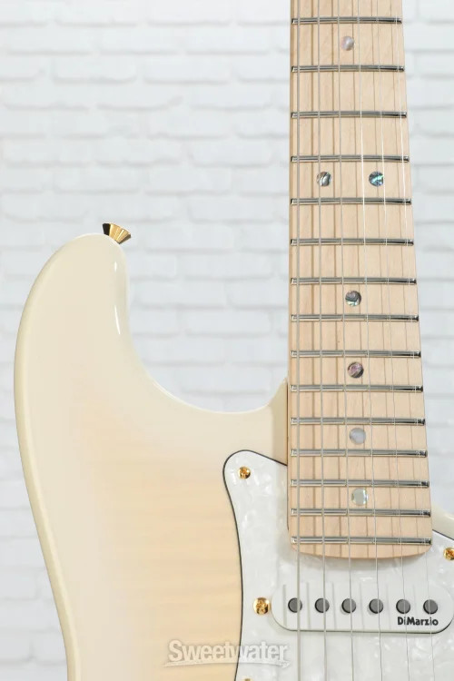 Fender Richie Kotzen Stratocaster Electric Guitar – Transparent White Burst