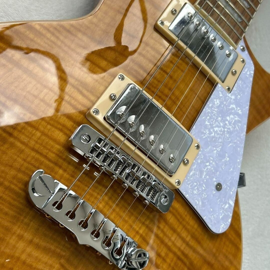 ARIA PROⅡ EVERGREEN PE-AE200 YG　maple with bright colors ,pearloid pickguard　05Y