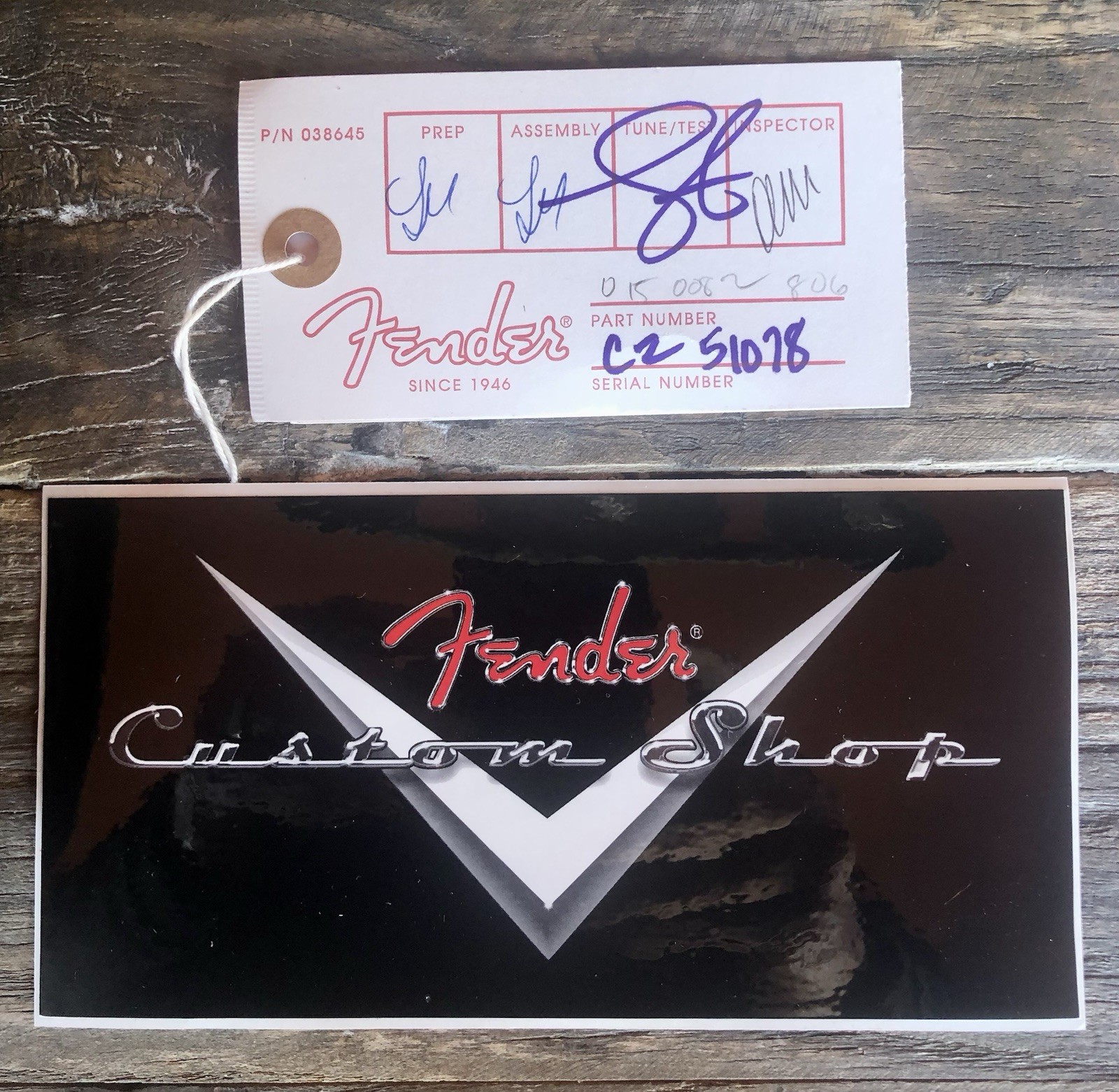 CUSTOM SHOP Fender Eric Clapton Signature Stratocaster Guitar -Blackie