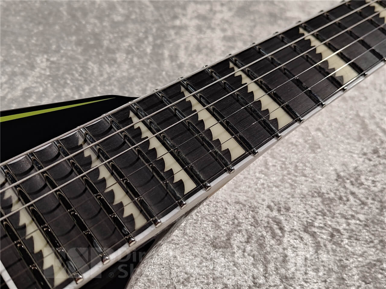EDWARDS E-ALEXI GREENY Black Lime Green Pinstripe & Skull Tracking New