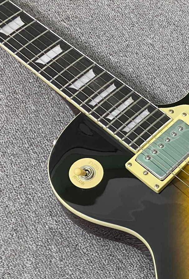 Standard 6-string electric guitar, flame maple top, free shipping to the US.