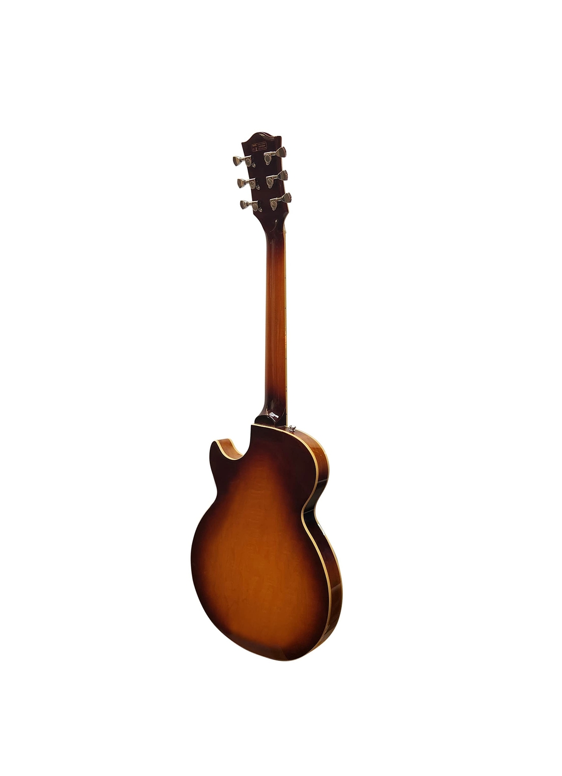 IYV-IJZ-300A TSB Jazz Solid hollow-Body Electric Guitar, Tobacco Sunburst