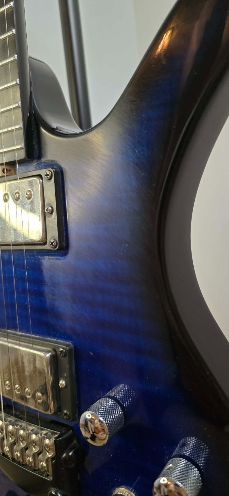 Parker Fly Mojo Electric Guitar, Blue, 1998 USA + Original Hard Case, G-VG