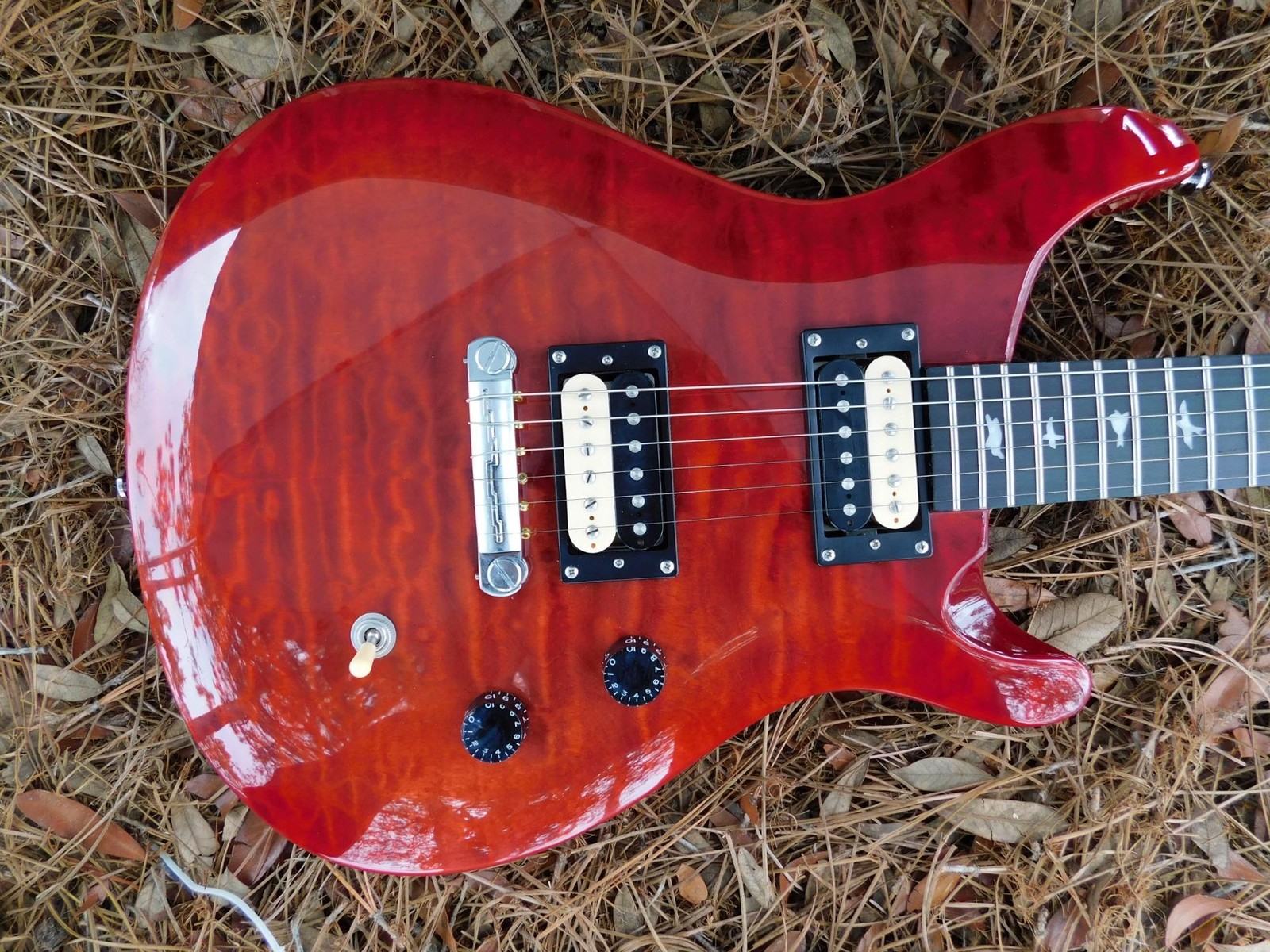 Kaysen Set Neck PRS ,Hot Zebra Humbuckers,Coil Spitting, Capacitor Upgrade, Cool