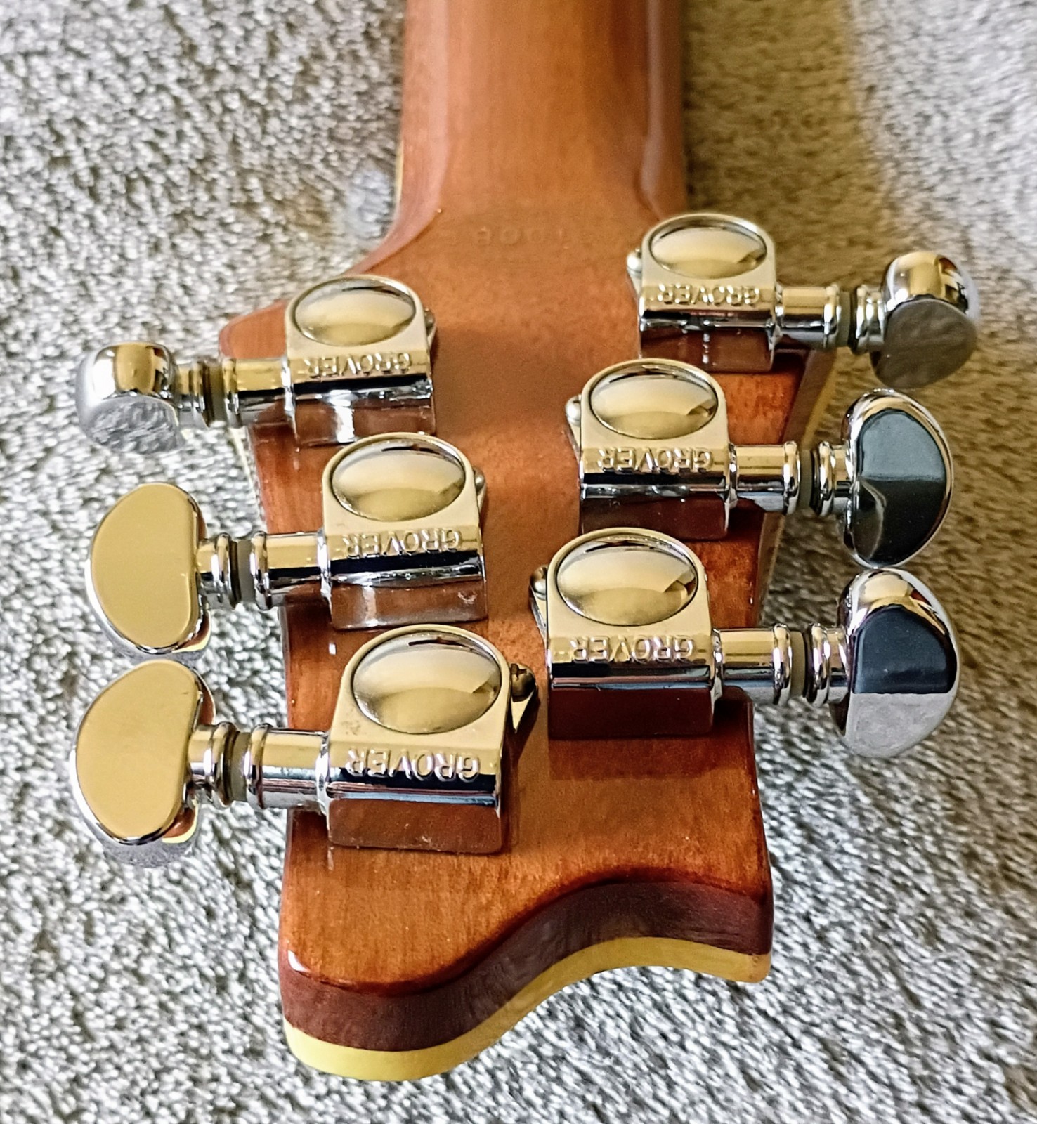 Agile Hawker Elite Guitar (Korea) Mahogany/Carved Flame Maple /Abalone ~ FR