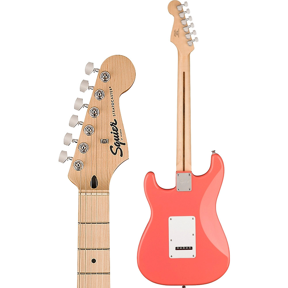 Squier Sonic Stratocaster HSS Maple Fingerboard Electric Guitar Tahitian Coral