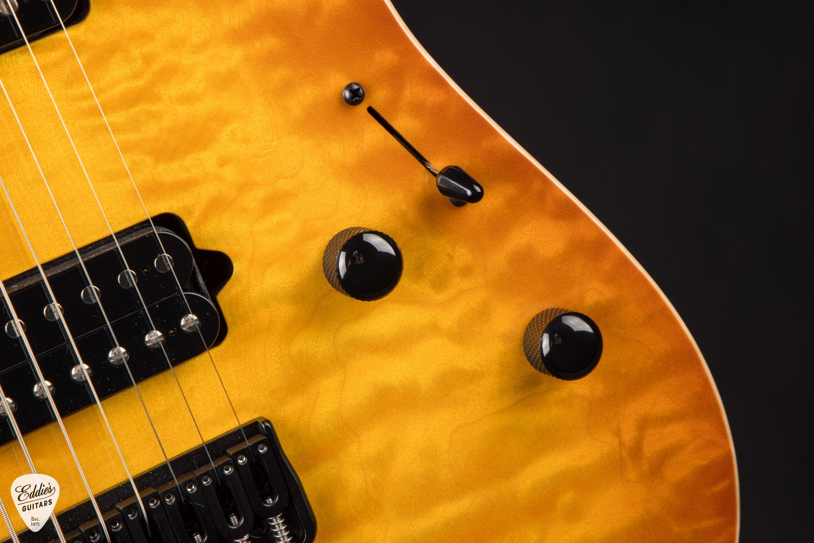 Suhr Modern 7 Quilt Roasted – Honey Amber Burst #83255
