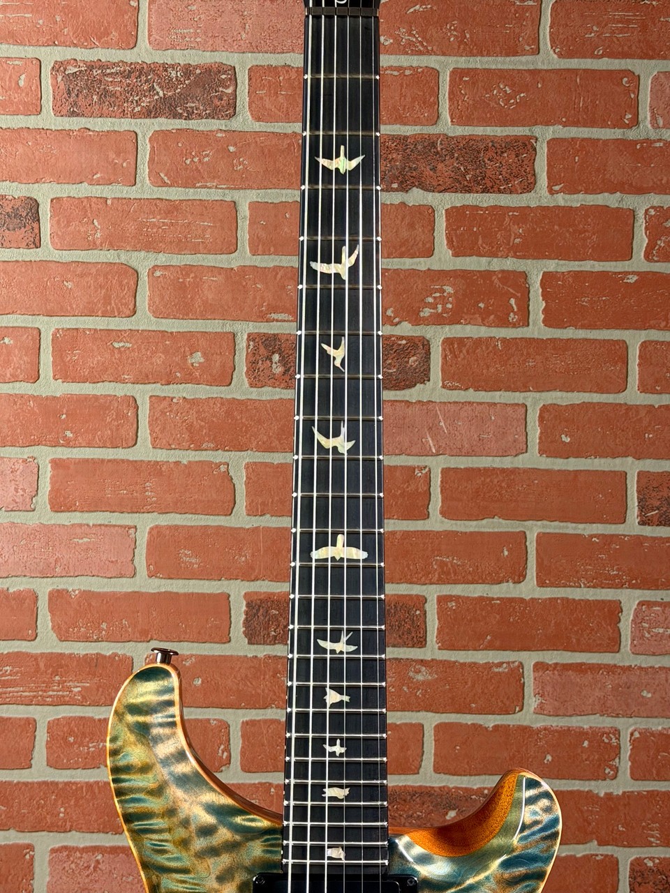 PRS Custom 24 Quilted Artist Top Electric Guitar – Faded Indigo (with Natural