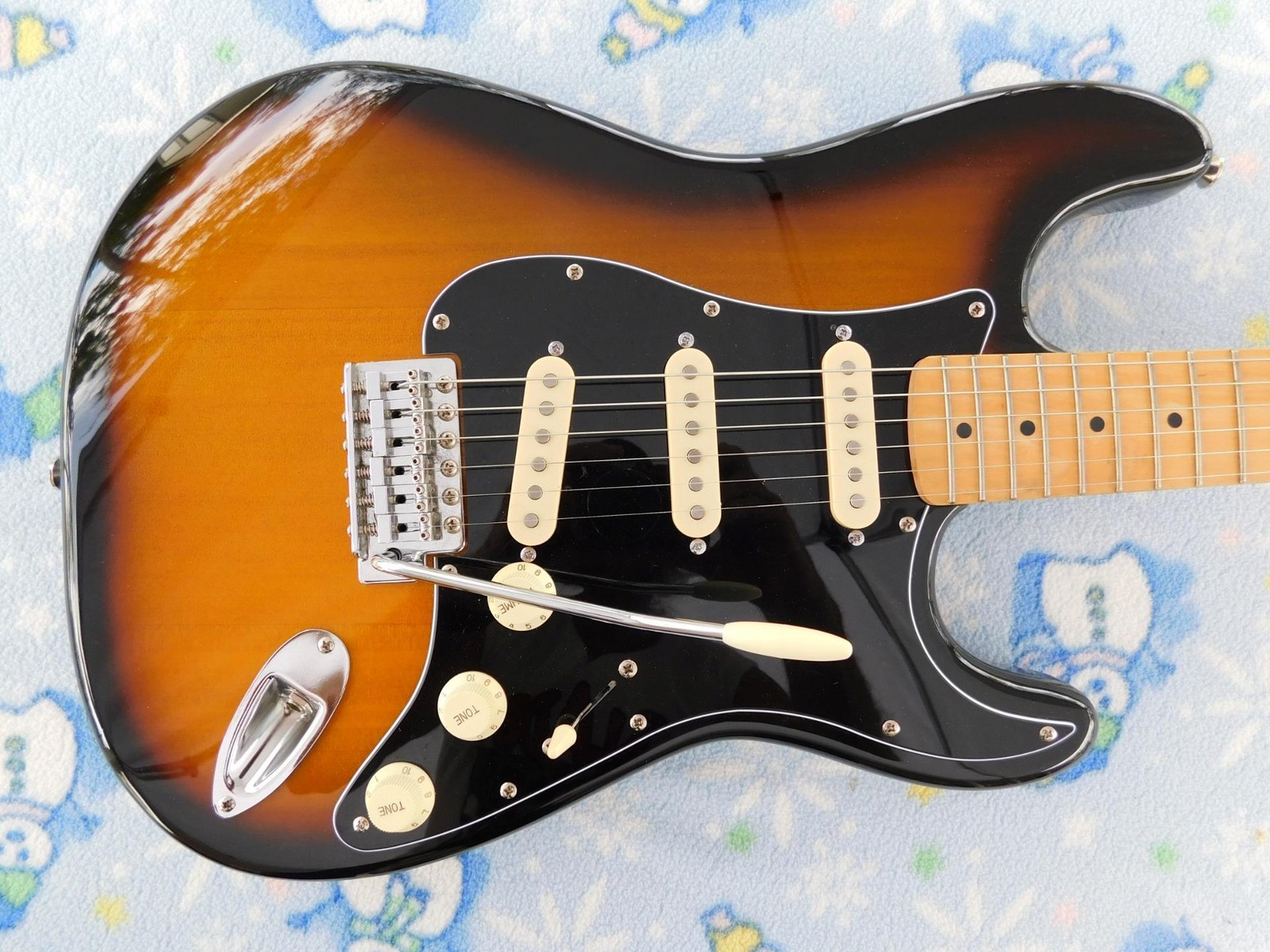 Squier “Custom Shack ” Strat, Alnico 5 Pickups, Custom Wiring,Capacitor Upgrade