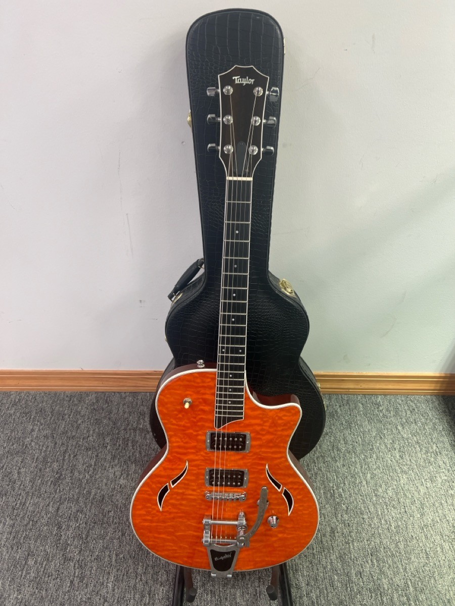TAYLOR GUITARS T3B HD pickups 2012 rockabilly orange original hard c (R7A013119)