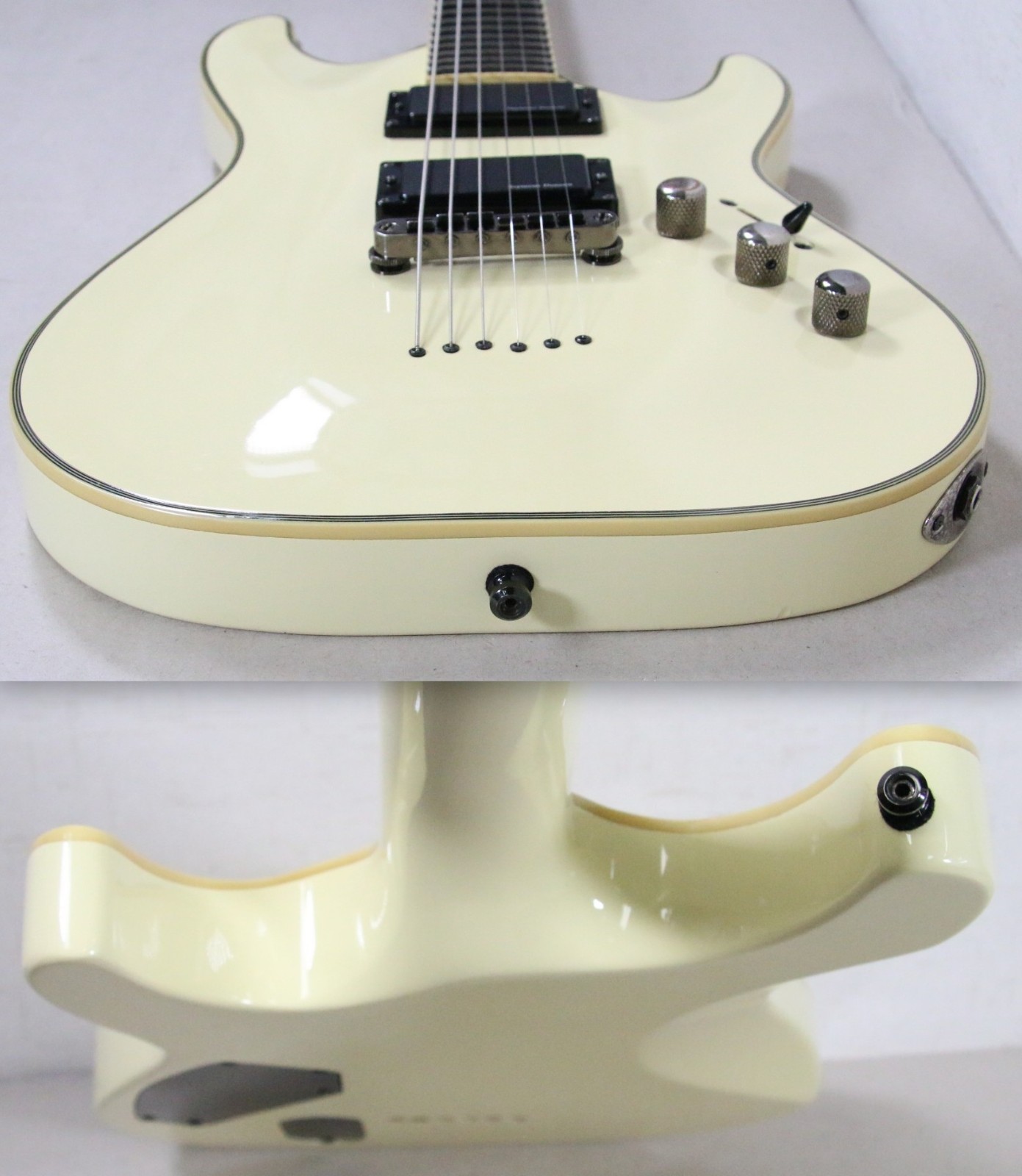Schecter Diamond Series 2008 Blackjack ATX C-1 Aged White Made in Korea – NICE!
