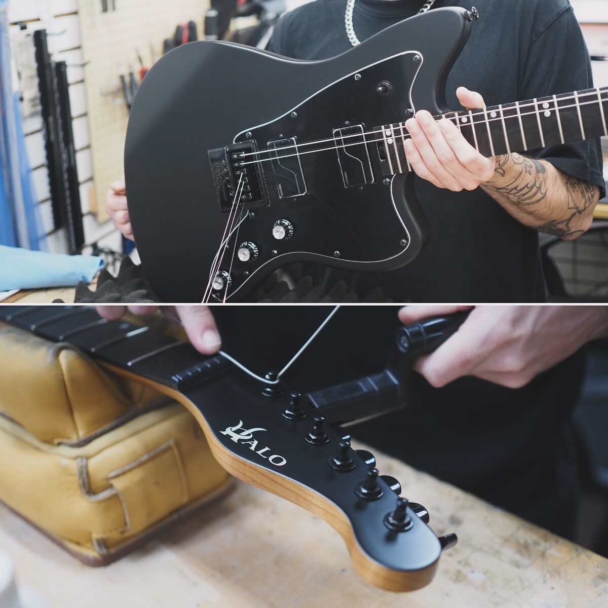 Halo, TJ Offset Baritone 6-String Guitar (27″), EverTune Bridge [MADE TO ORDER]