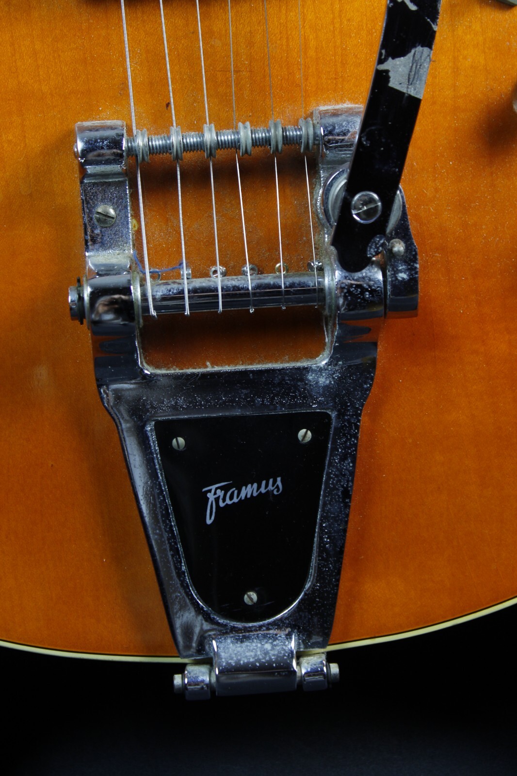 Framus Caravelle 5/117-52 60´s Orange Hollow-Body Guitar Made in Germany w/HSC