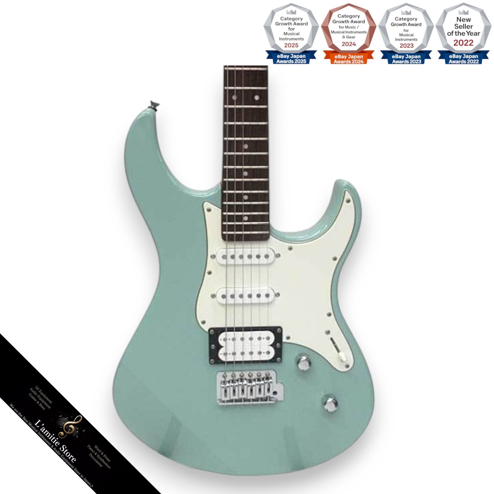 Yamaha Pacifica PAC112V Electric Guitar SOB 2019 Strato Style Excellent