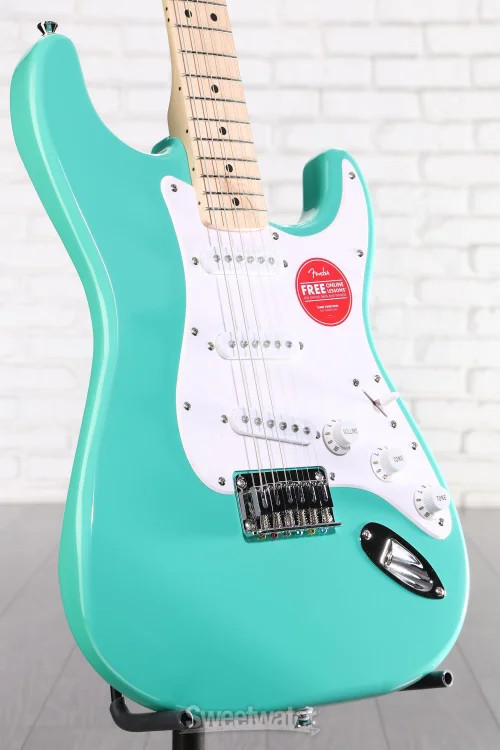 Squier Sonic Stratocaster HT Electric Guitar – Sea Foam Green
