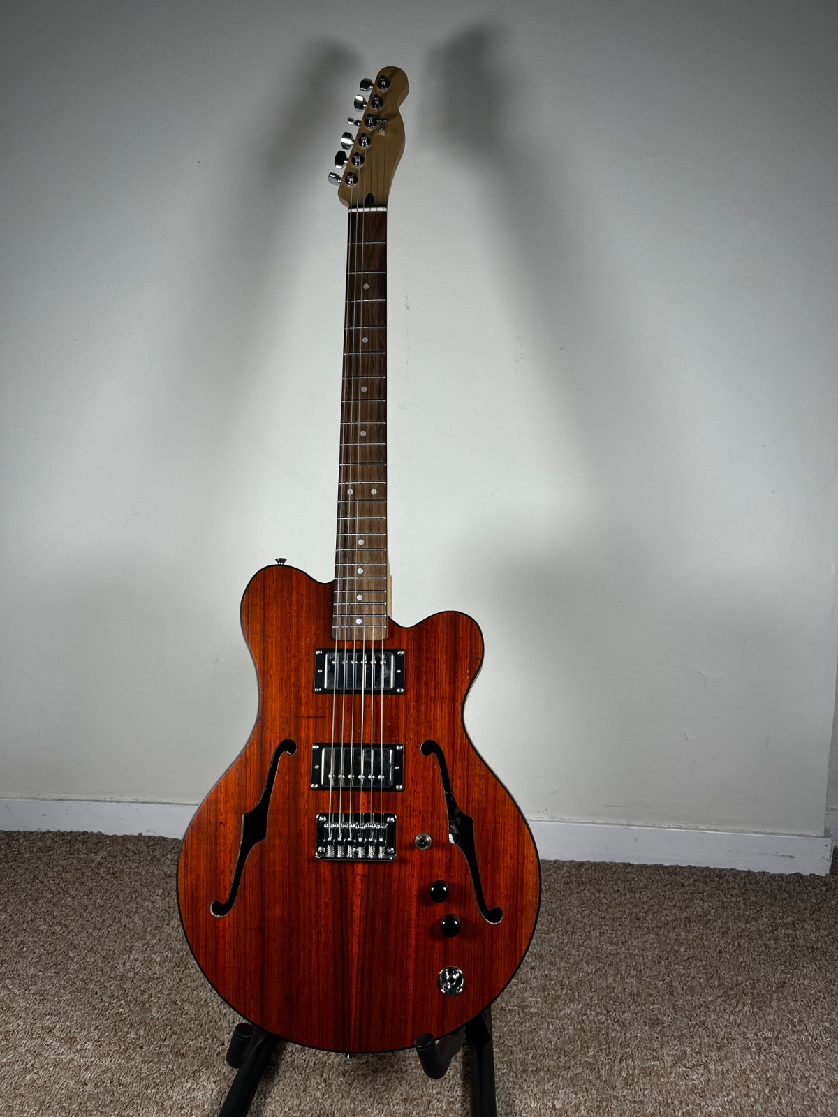 Catalyst – Semi-Hollow Electric Guitar – FREE HARDCASE & SHIP(ES225/Tele hybrid)