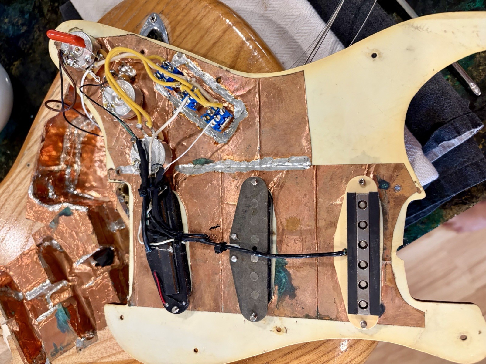 Vintage 1980s DiMarzio Body Greco SE-600 Neck Strat Superstrat HSS