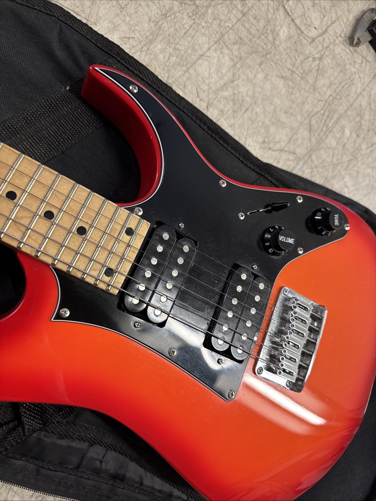 Ibanez Gio Mikro GRGM21M Electric Guitar Orange Burst VGC