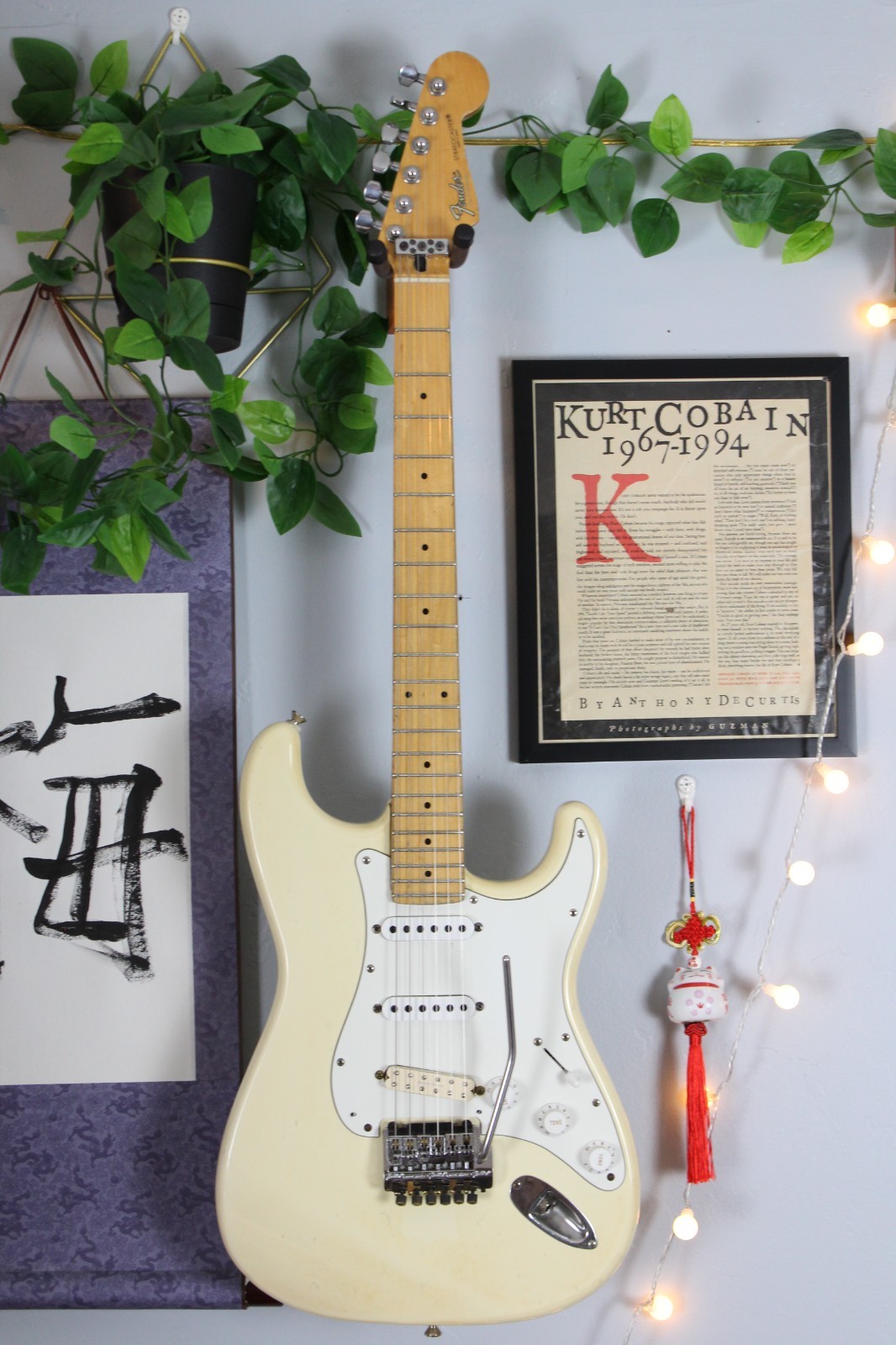 1986 Fender Stratocaster MIJ Boxer ST557 – Olympic White – w/ New hardshell case