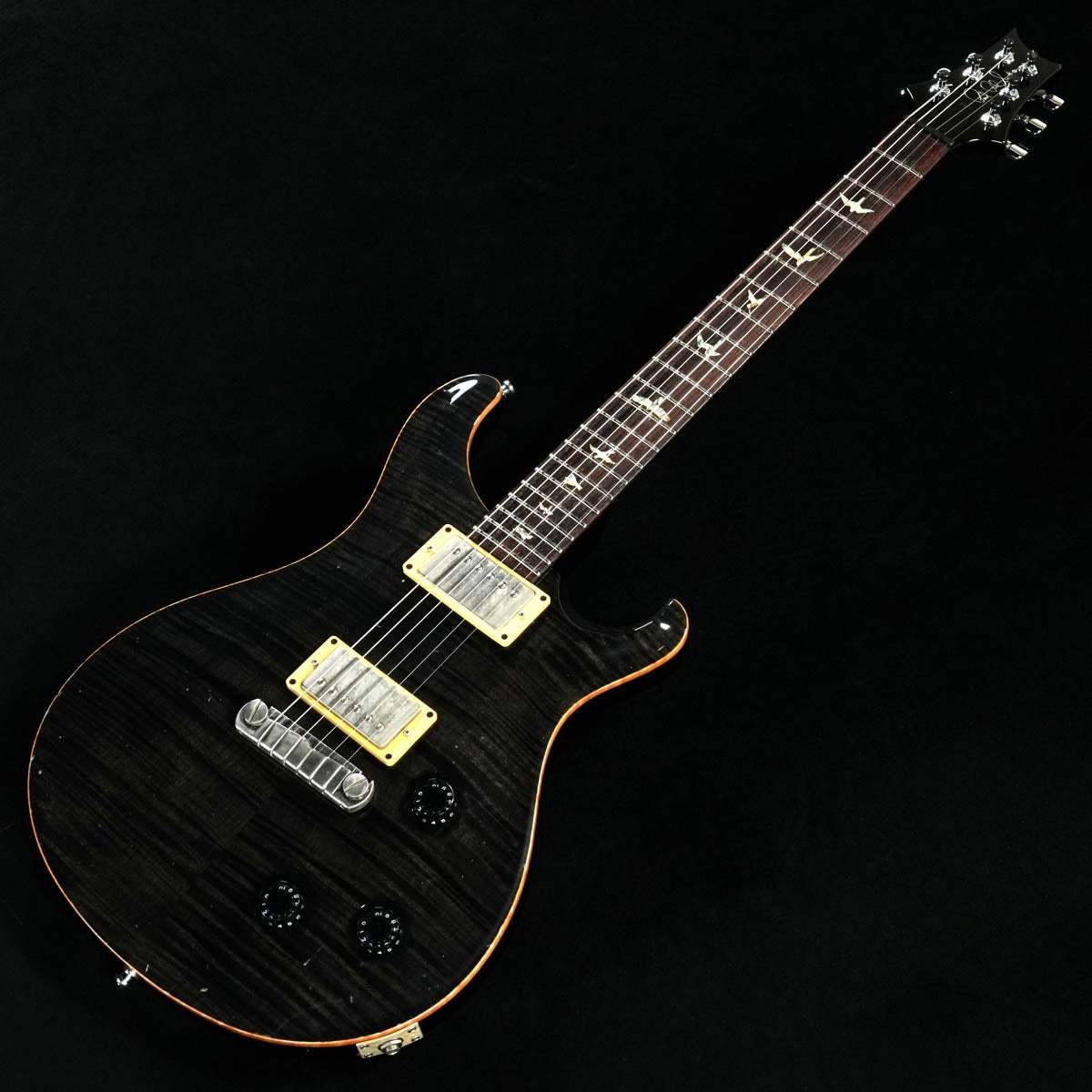 Paul Reed Smith PRS Custom 22 Stoptail Grey Black 2007 Used Electric Guitar 2007