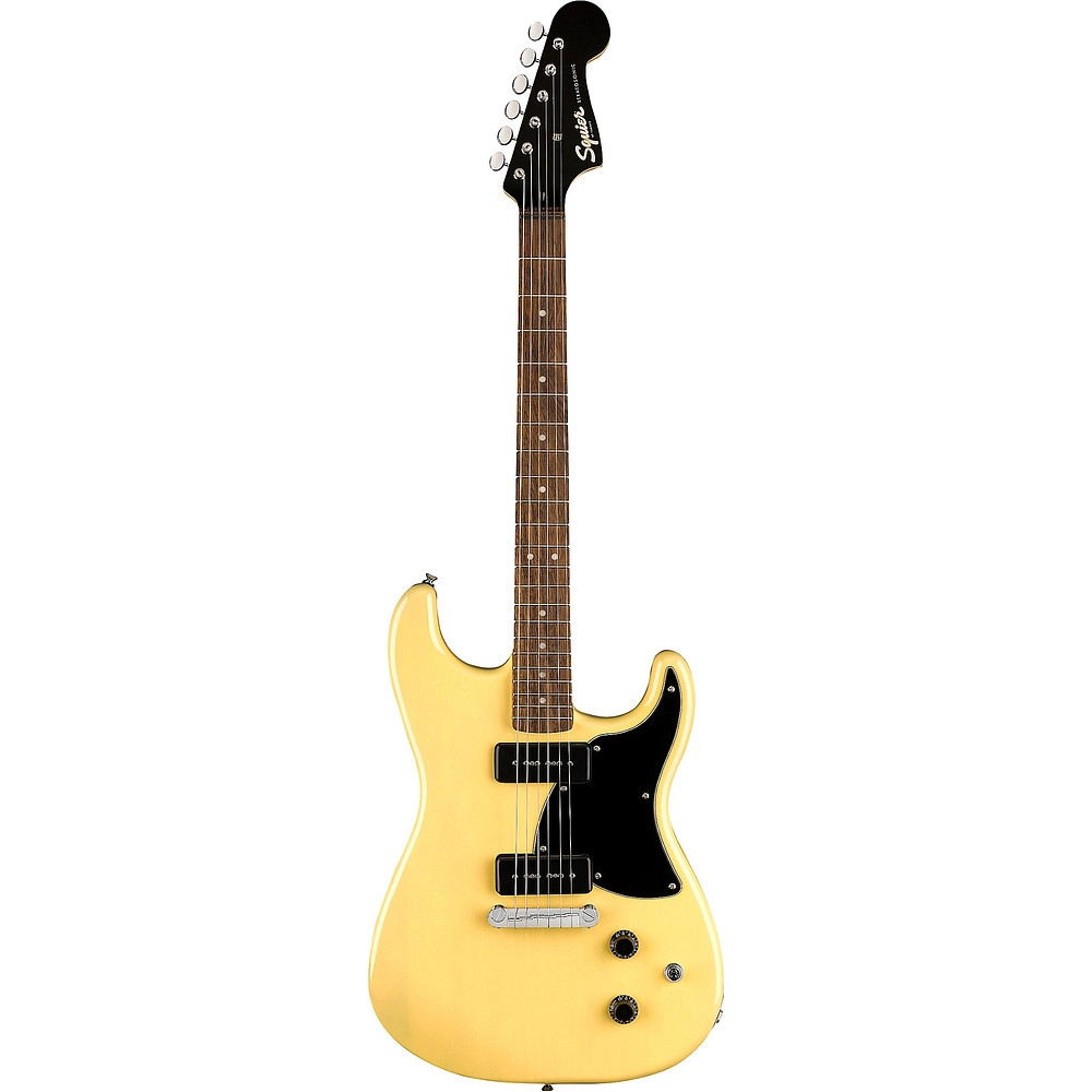 Squier Paranormal StratOSonic Laurel Fingerboard Electric Guitar Vintage Blond