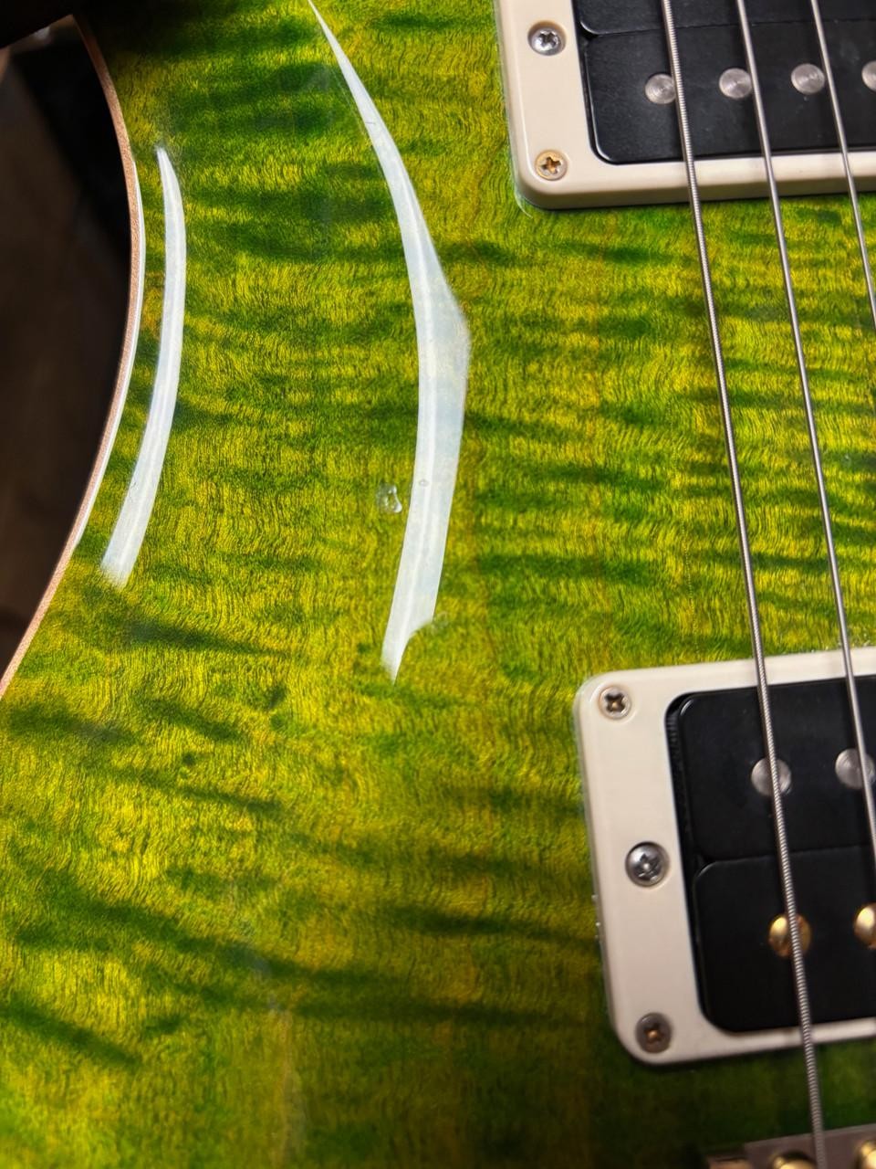 2019 PRS Custom 22 10-Top Piezo Trampas Green w/case