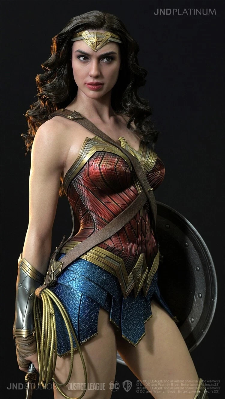 US Seller**READ**JND Studios Platinum Wonder Woman 1/3 Scale Statue