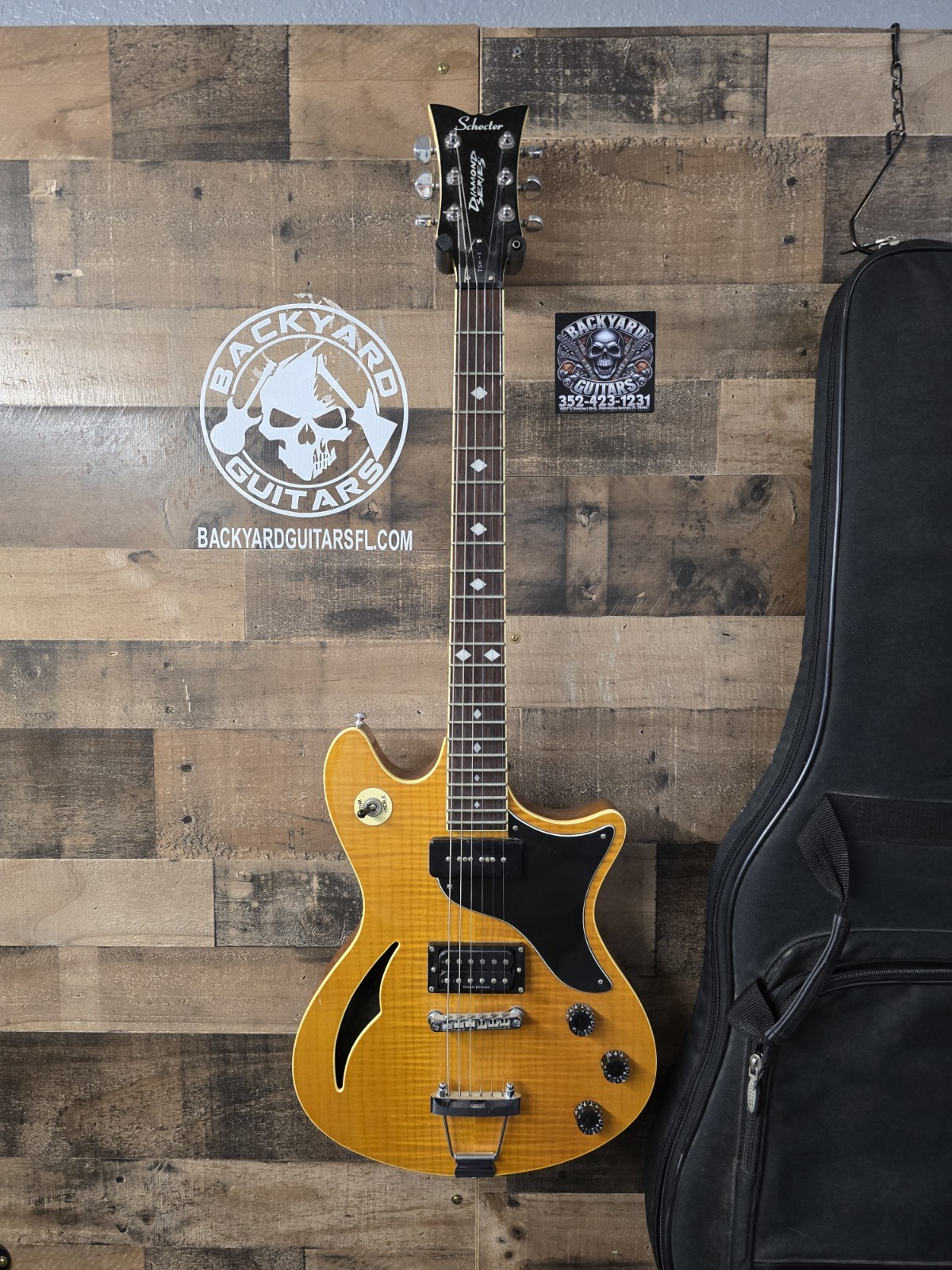 Schecter TSH-1 Diamond Series Electric Guitar – With Gig Bag