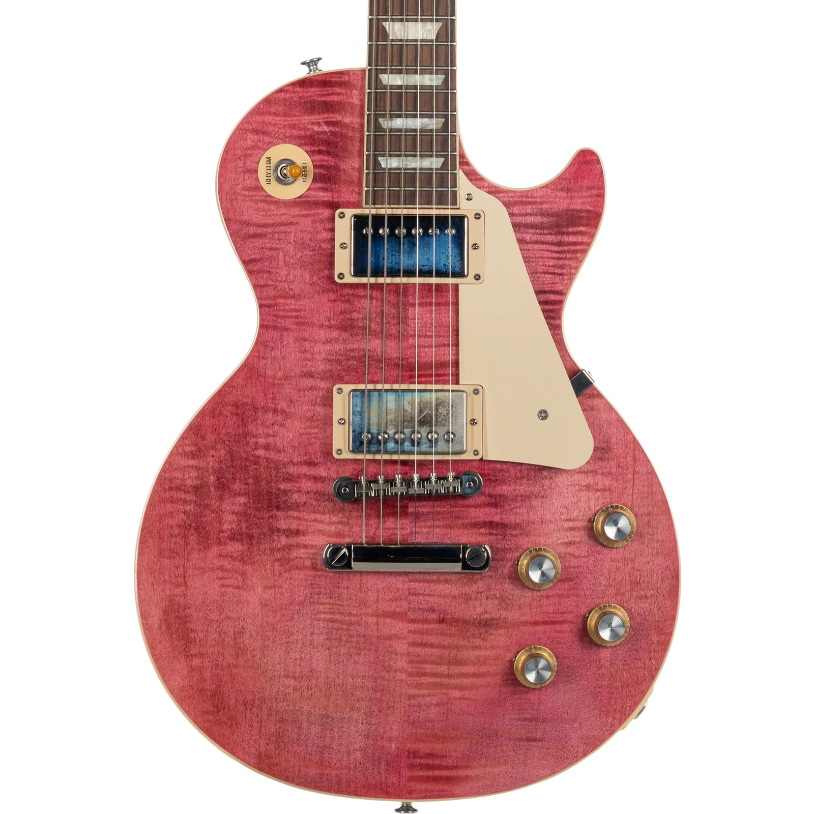 Gibson Les Paul Standard 60s Figured Top Electric Guitar – Translucent Fuchsia