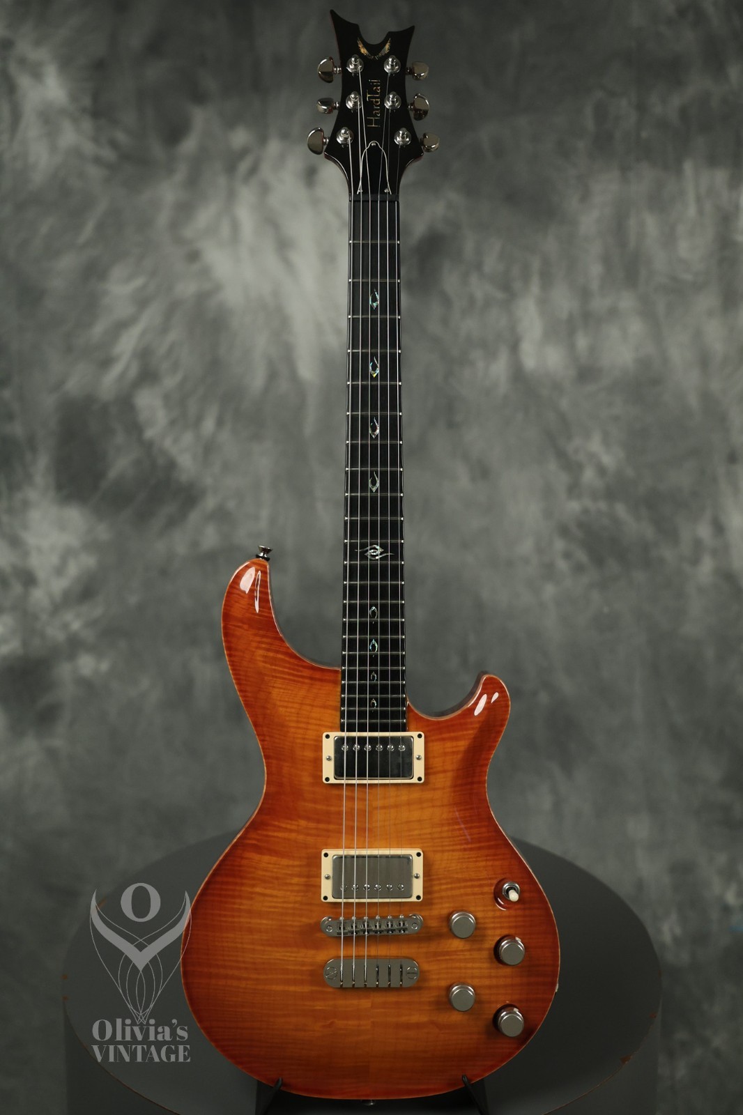 2002 Dean USA Hardtail Flame Maple Trans Amber Limited Edition w/ COA #23 of 100